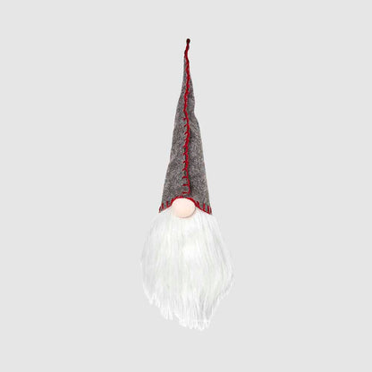Sitting Santa Grey 3 pcs