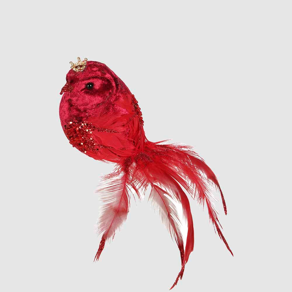 Mosh Clip on Bird Red 2 pcs