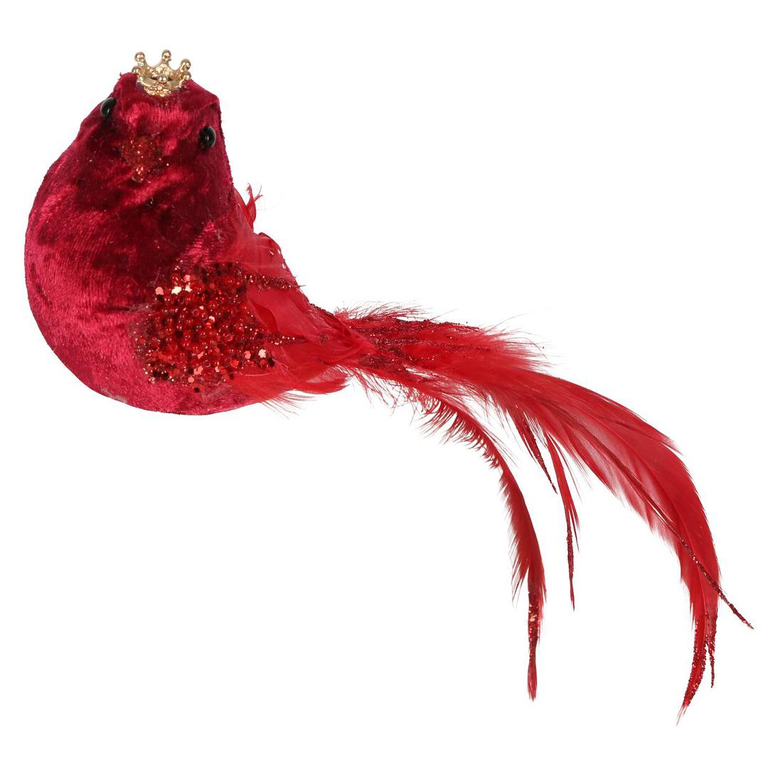 Mosh Clip on Bird Red 2 pcs