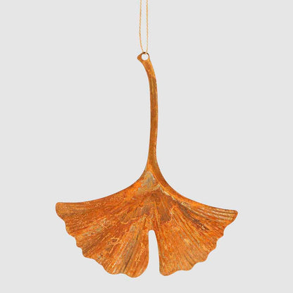 Ghardin Ginko Leaf Hanging Tree Ornament 12 pcs