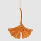 Ghardin Ginko Leaf Hanging Tree Ornament 12 pcs