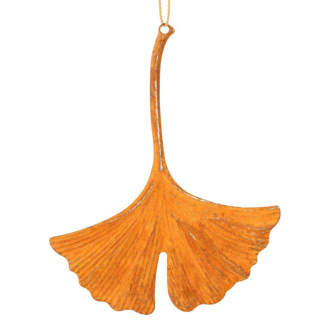 Ghardin Ginko Leaf Hanging Tree Ornament 12 pcs