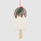 Mervelle Felt Ice Cream Hanging Tree Ornament Brown 8 pcs