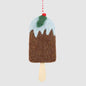 Mervelle Felt Ice Cream Hanging Tree Ornament Blue 8 pcs