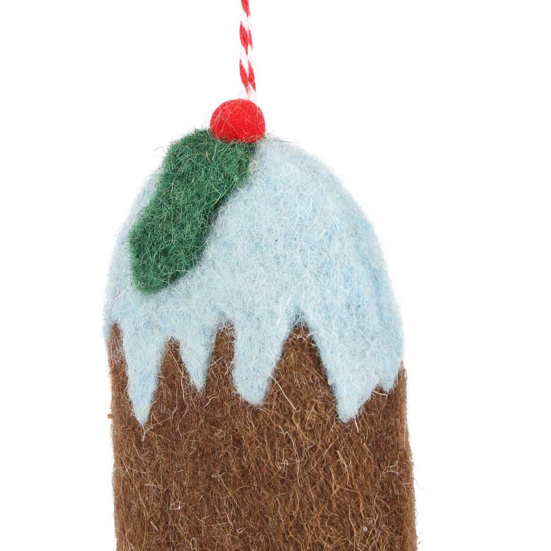 Mervelle Felt Ice Cream Hanging Tree Ornament Blue 8 pcs