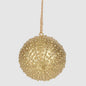 Reef Sea Urchin Hanging Tree Decoration Gold 4 pcs