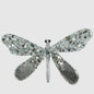 Shayle Glitter Clip on Dragonfly Blue 6 pcs