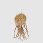 Fuzzy Tassel Hanging Tree Decoration Gold 6 pcs