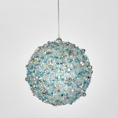 Glitterati Bauble Mint Green 2 pcs
