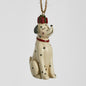 Alfred Hanging Dog Ornament 2 pcs