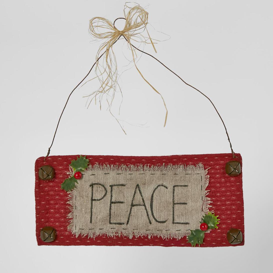 Peace Hanging Sign 5 pcs