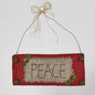 Peace Hanging Sign 5 pcs