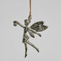 Fairy Hanging Ornament Silver 4 pcs