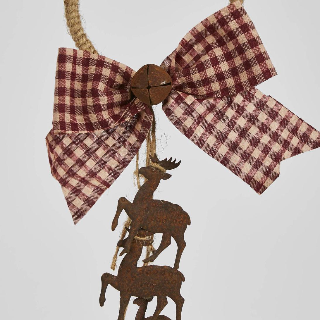 Canter Rusty Hanging Deer 6 pcs