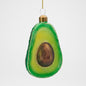 Sugared Avocado Glitter Decoration 2 pcs