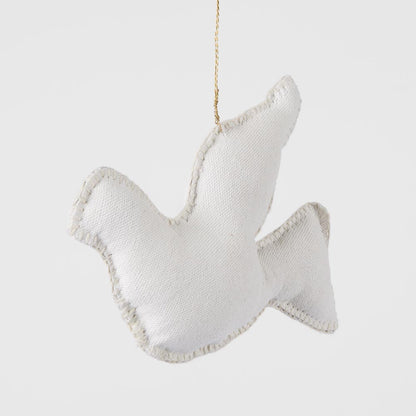 Dove Canvas Decoration 6 pcs