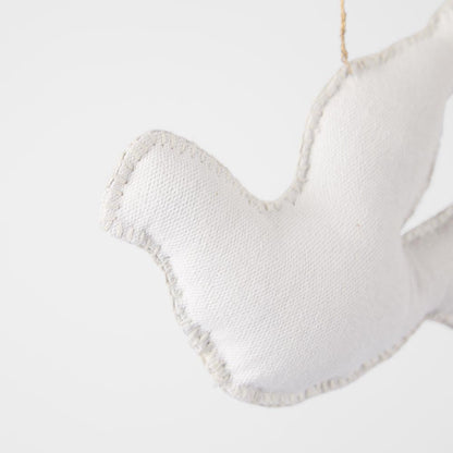 Dove Canvas Decoration 6 pcs