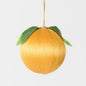 Silk Fruit Bauble Yellow 3 pcs