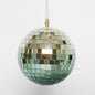 Disco Ball Hanging Small Green 2 pcs