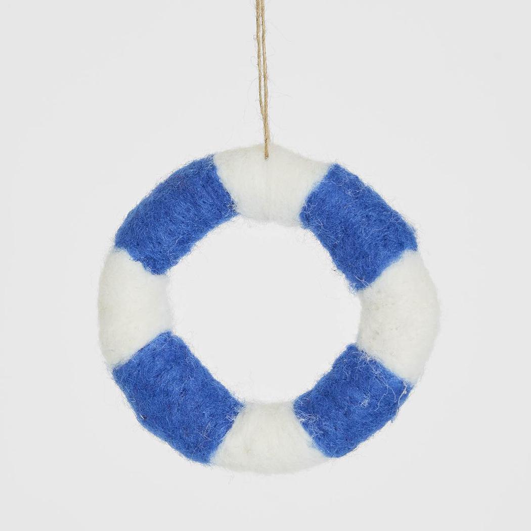 Buoy Hanging Tree Decoration Blue 12 pcs