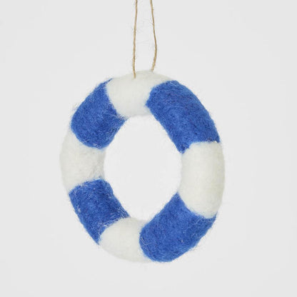 Buoy Hanging Tree Decoration Blue 12 pcs