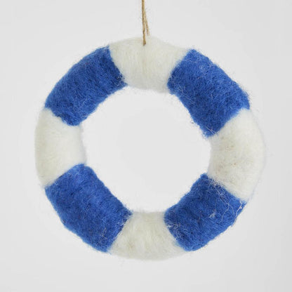 Buoy Hanging Tree Decoration Blue 12 pcs