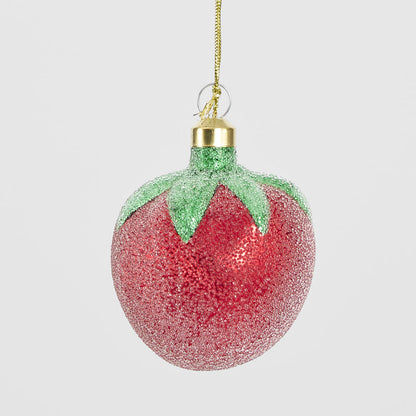 Sugared Tomato Decoration 3 pcs