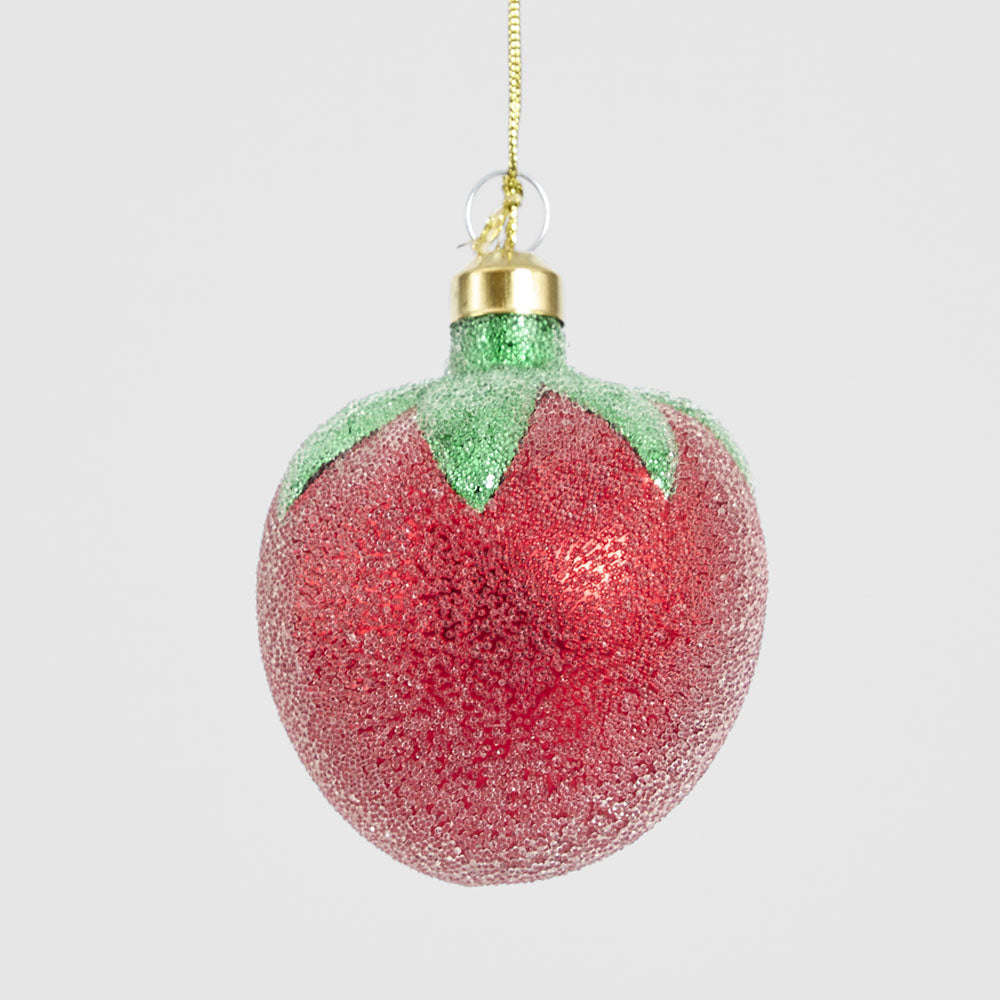 Sugared Tomato Decoration 3 pcs