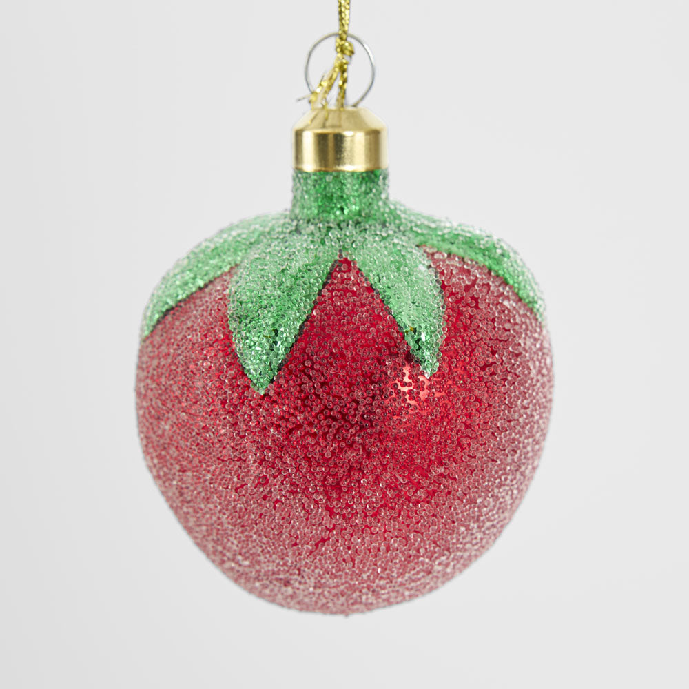 Sugared Tomato Decoration 3 pcs