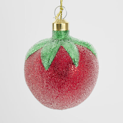 Sugared Tomato Decoration 3 pcs