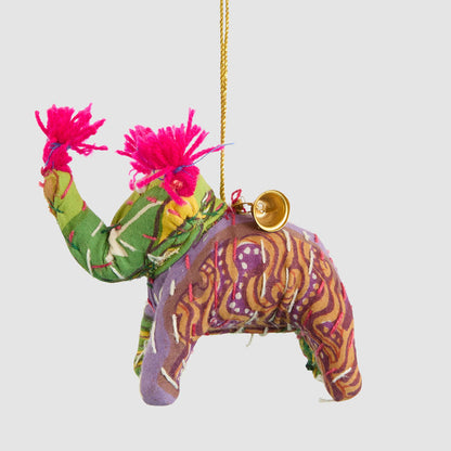 Kantha Elephant With Bell Decoration 6 pcs