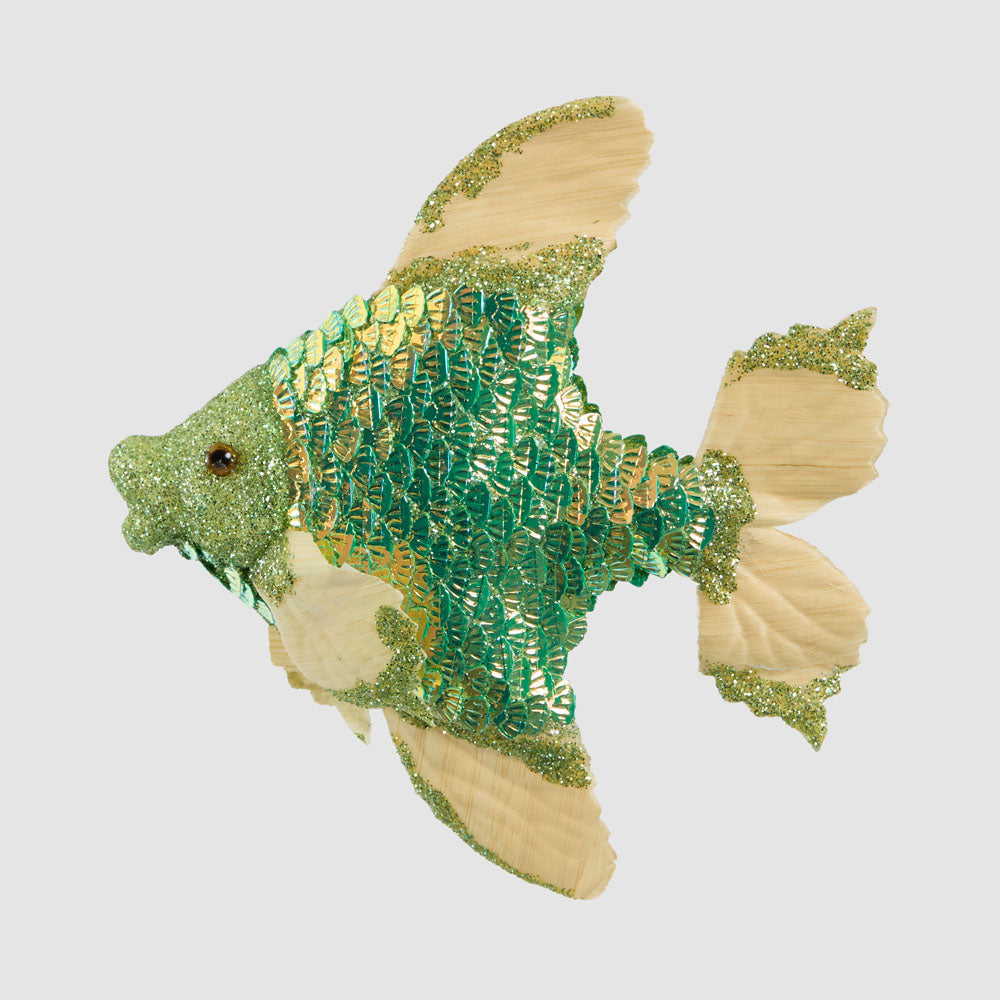 Fishy Tree Decoration Green 2 pcs