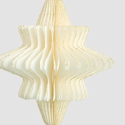 Paper Star Decoration Small White 12 pcs