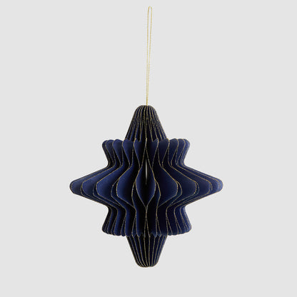 Paper Star Decoration Large Blue 12 pcs