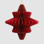 Paper Star Decoration Large Red 12 pcs