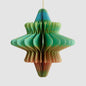 Paper Star Decoration Large Multi Colour 12 pcs