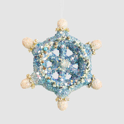 Sailors Boat Wheel Hanging Decoration 2 pcs
