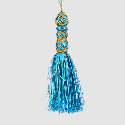 Tinseltown Tassel Decoration Turquoise 2 pcs