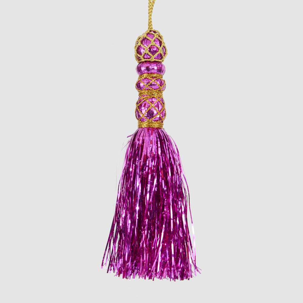 Tinseltown Tassel Decoration Pink 2 pcs