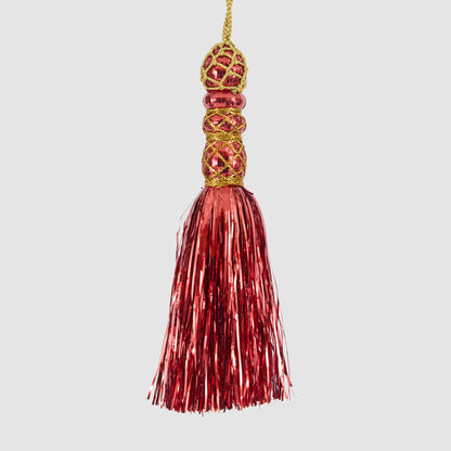 Tinseltown Tassel Decoration Red 2 pcs