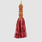 Tinseltown Tassel Decoration Red 2 pcs