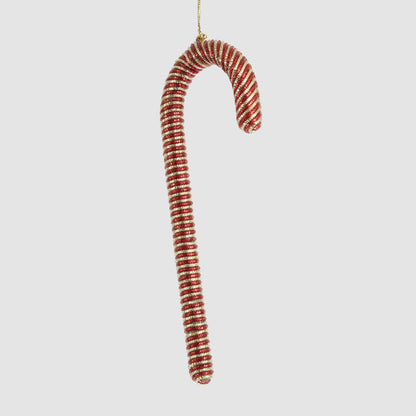 Zari Candy Cane Decoration Red 3 pcs