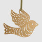 Hanging Lace Metal Bird Decoration 3 pcs