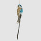 Shixi Sequin Budgie Bird Blue 6 pcs