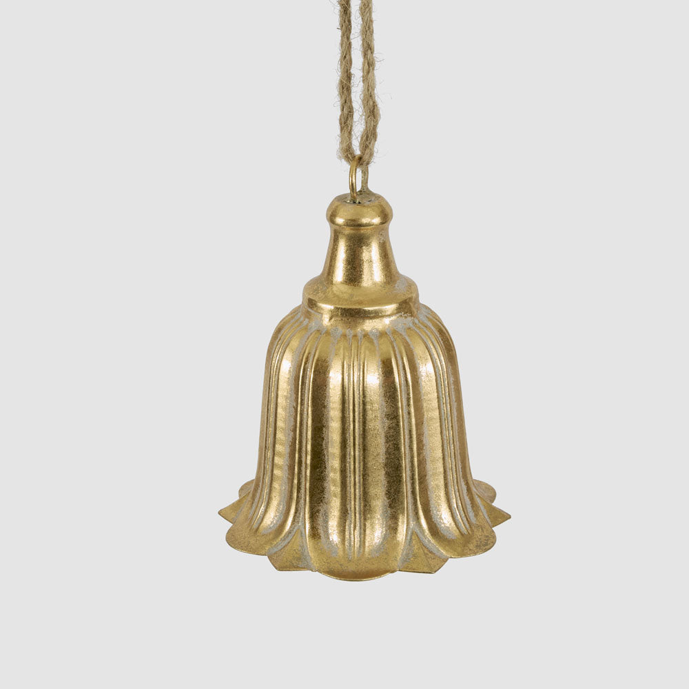 Golden Bloom Hanging Bell 2 pcs