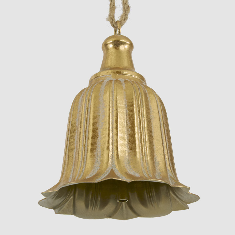 Golden Bloom Hanging Bell 2 pcs