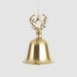 Deer Head Bell Tree Decoration 2 pcs