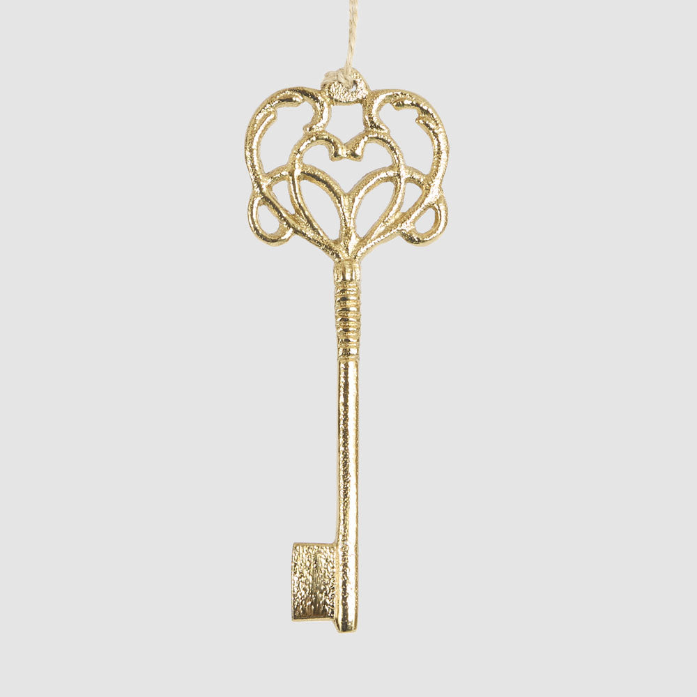 Gilt Key Tree Decoration A 6 pcs