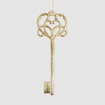 Gilt Key Tree Decoration A 6 pcs
