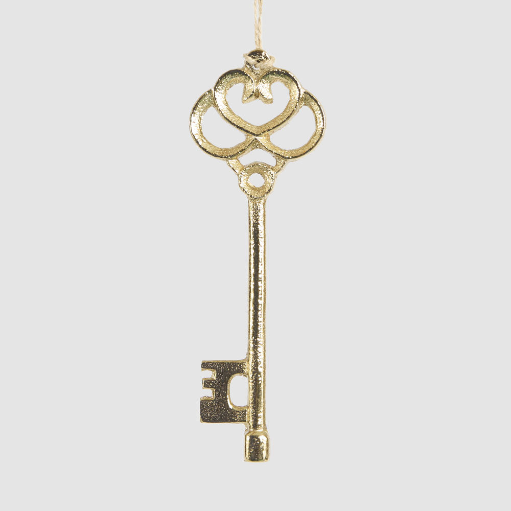 Gilt Key Tree Decoration C 6 pcs